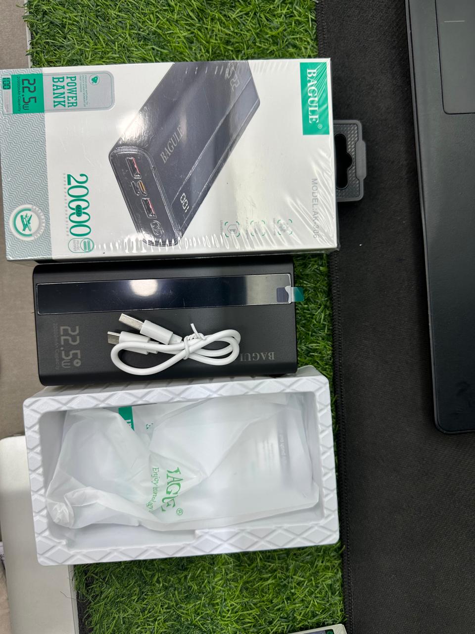 20,000mAh Power Bank - 22.5W Fast Charging with Dual Output | Portable Charger