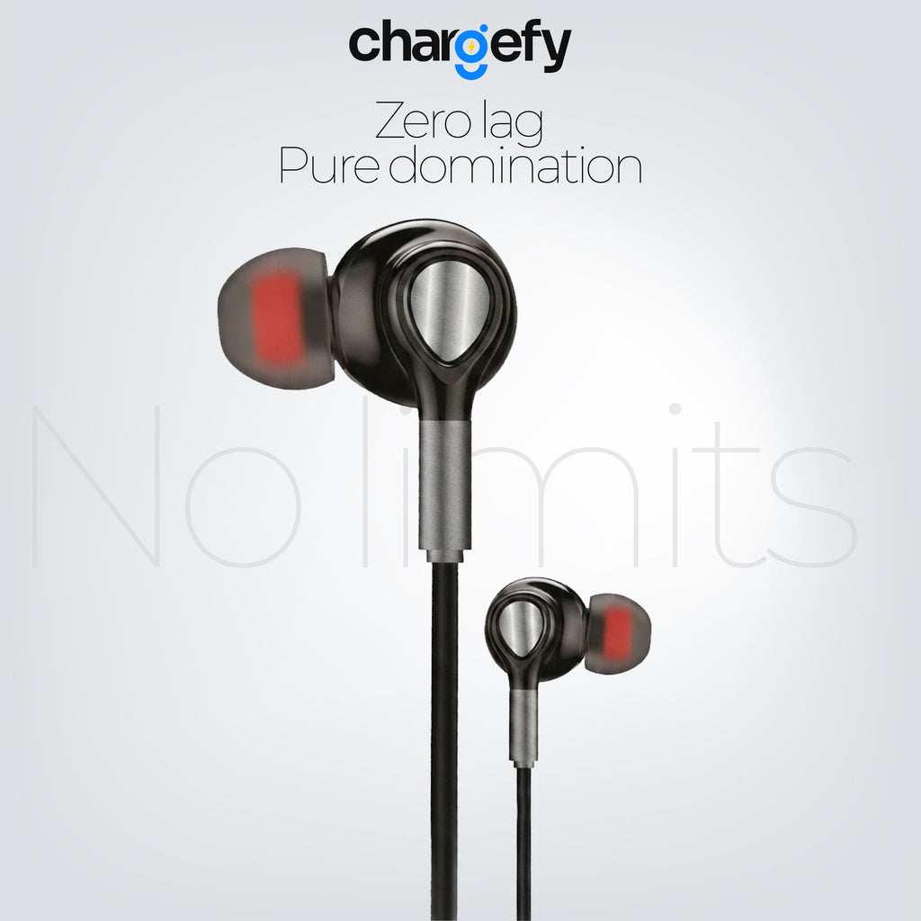 ANF-92 Extra Bass Gaming Earphones - In-Ear Headset with Mic for Mobile & Console