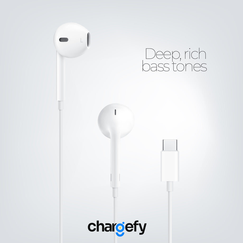 Apple EarPods USB-C (MYQY3AM) - Lossless Audio for iPhone 15/16 & iPad